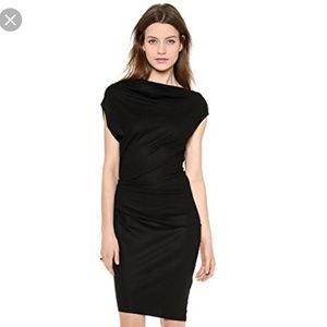 Helmut Lang Sonar Wool Dress Size P